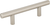 136SN - 3" Center to Center Cabinet Pull 5-3/8" Satin Nickel - Elements
