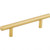 156BG - Naples 96mm CC Cabinet Bar Pull Brushed Gold - Elements