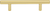 156BG-10 - 96mm Center-to-Center Brushed Gold Naples Cabinet Bar Pull 10-Pack - Elements