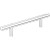 156PC - 156mm 96mm CC Steel Cabinet Bar Pull Polished Chrome - Elements