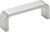 193-3BC - 3" Center-to-Center Brushed Chrome Square Asher Cabinet Pull - Elements
