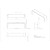 193-4PC - 4 Inch Center-to-Center Square Asher Cabinet Pull Polished Chrome - Elements