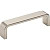 193-96SN - 96mm Center-to-Center Satin Nickel Square Asher Cabinet Pull - Elements