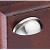 2981DBAC - 3 Inch Center to Center Florence Cup Bin Cabinet Pull Brushed Oil Rubbed Bronze - Elements