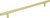336SBZ - Naples 256mm Center-to-Center Cabinet Bar Pull Satin Bronze - Elements