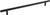 366SSMB - Naples 288mm Center-to-Center Hollow Bar Pull Matte Black Stainless Steel - Elements