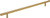 368SBZ - 288mm Center-to-Center Satin Bronze Naples Cabinet Bar Pull - Elements