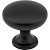 3910-MB-30 - Madison 1-3/16 Diameter Mushroom Cabinet Knob Matte Black - Elements
