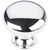 3910-PC - 1-3/16 Inch Diameter Madison Mushroom Cabinet Knob Polished Chrome - Elements