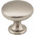 3910-SN - 1-3/16 Inch Diameter Madison Cabinet Mushroom Knob Satin Nickel - Elements