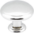 3940-PC - 1-3/16 Inch Diameter Mushroom Cabinet Knob Polished Chrome - Elements