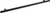 397SSMB - 319mm Center-to-Center Matte Black Stainless Steel Naples Cabinet Bar Pull - Elements