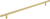 399BG - 319mm 12-9/16" Center-to-Center Naples Steel Cabinet Bar Pull Brushed Gold - Elements
