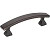 449-3DBAC - 3 Inch Center to Center Hadly Zinc Cabinet Pull Brushed Oil Rubbed Bronze - Elements