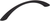 4655BLK - 5" Center to Center Arch Bow Cabinet Pull Black - Elements