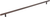 496DBB - 416mm Center-to-Center Naples Bar Pull Dark Brushed Bronze - Elements