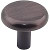511DBAC - 1-1/4 Inch Diameter Mushroom Knob Brushed Oil Rubbed Bronze - Elements