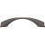 525-96SIM - 96mm 3-3/4" Center to Center Square Glendale Cabinet Pull Distressed Antique Silver - Elements
