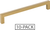 625-160SBZ-10 - 160mm Center-to-Center Satin Bronze Square Stanton Cabinet Bar Pull - Elements