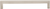 625-160SN-10 - 160mm Center-to-Center Satin Nickel Square Stanton Cabinet Bar Pull - Elements