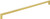 625-320BG - 12-5/8" Center to Center Square Bar Cabinet Pull Brushed Gold - Elements