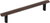 641-128DBAC - 128mm CC William Bar Pull Brushed Oil Rubbed Bronze - Elements