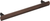 641-160DBAC - 160mm Center-to-Center William Bar Pull Brushed Oil Rubbed Bronze - Elements