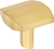 641BG - 1-1/4 Inch Square Cabinet Knob Brushed Gold - Elements