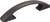 771-3PC - 3 Inch Center-to-Center Arched Cabinet Pull Polished Chrome - Elements