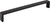 827-12MB - 12 Inch Center-to-Center Matte Black Walker 1 Appliance Pull - Elements
