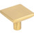 827L-BG - 1-5/8" Square Cabinet Knob Brushed Gold - Elements