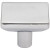 827L-PC - 1-5/8 Inch Square Cabinet Knob Polished Chrome - Elements