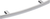 859-128PC - 128mm Center-to-Center Polished Chrome Square Thatcher Cabinet Bar Pull - Elements