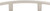 859-3SN - 3" Center-to-Center Satin Nickel Curved Bar Pull - Elements