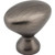 897BNBDL - 1-1/8 Inch Oval Cabinet Knob Brushed Pewter - Elements