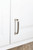 984-160SN - 160mm (6-5/16") Center-to-Center Square Bar Pull Satin Nickel - Elements