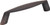988-96PC - 96mm (3-3/4") CC Cabinet Pull 4-1/2" Overall Polished Chrome - Elements