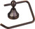 BHE3-01DBAC - 5-3/8 Inch Newbury Euro Style Toilet Paper Holder Brushed Oil Rubbed Bronze - Elements