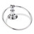 BHE5-06PC - Fairview 7-9/16 inch Towel Ring Polished Chrome - Elements