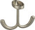 YD20-156SN - 1-9/16" Double Prong Ceiling Mount Hook Satin Nickel 35lb Capacity - Elements
