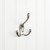 YT40-400SN - 4" Triple Prong Wall Mount Hook Satin Nickel - Elements