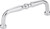 Z259-3BC - 3 Inch Center to Center Madison Zinc Cabinet Pull Brushed Chrome - Elements
