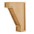 COR16-AWO - 2x6x8 Mission Arts & Crafts Wood Corbel White Oak - Hardware Resources