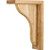 CORM-3WO - 3"W x 7-5/8"D x 10-1/2"H Beveled Bar Corbel White Oak - Hardware Resources