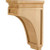 CORO-4-WO - 5"W x 8"D x 12"H Mission Corbel White Oak - Hardware Resources