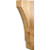 CORZ-3WO - 3in W x 6in D x 18in H Minimalist Corbel White Oak - Hardware Resources