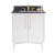 VKITDAS30WHMGR - 30" Dashwood Vanity White Finish with Mirror Grey - Jeffrey Alexander