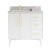 VKITDAS36WHWCR - 36" Dashwood Vanity Kitchen Island Light White Housing White Cord - Jeffrey Alexander