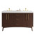 VKITDAS60DWRER - 60 Inch Dashwood Double Bowl Vanity Kit Dark Walnut - Jeffrey Alexander