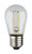S8021R1 - S14 LED String Light Replacement Lamp 1W 2700K Medium E26 Base Clear 4-Pack - Satco/Nuvo